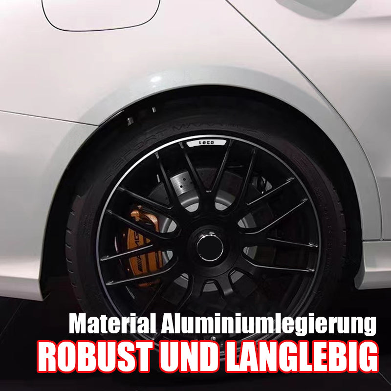 Dekorative Aufkleber für Autoradnaben (4er-Pack)