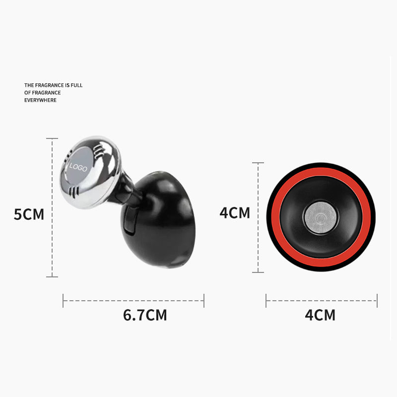 Joystick a sfera con avvio a un pulsante in metallo
