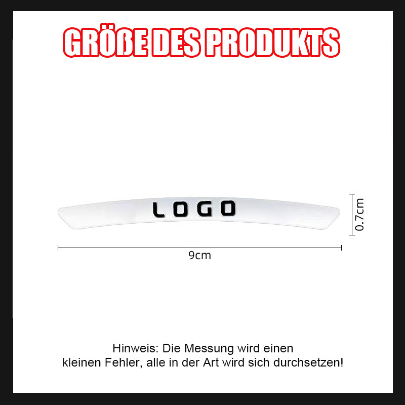 Dekorative Aufkleber für Autoradnaben (4er-Pack)