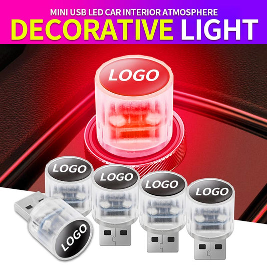 Mini luce decorativa a LED USB per interni auto