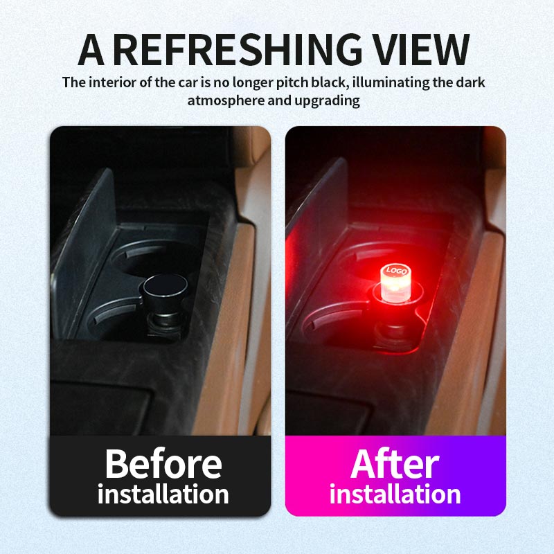 Mini luce decorativa a LED USB per interni auto