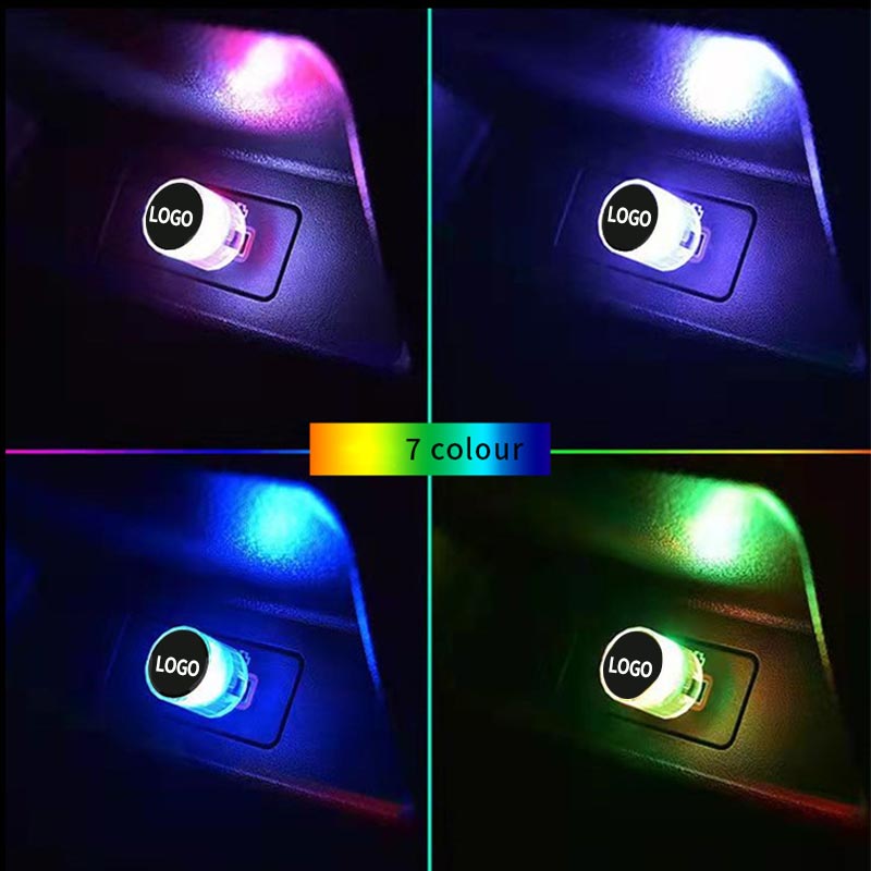 Mini luce decorativa a LED USB per interni auto